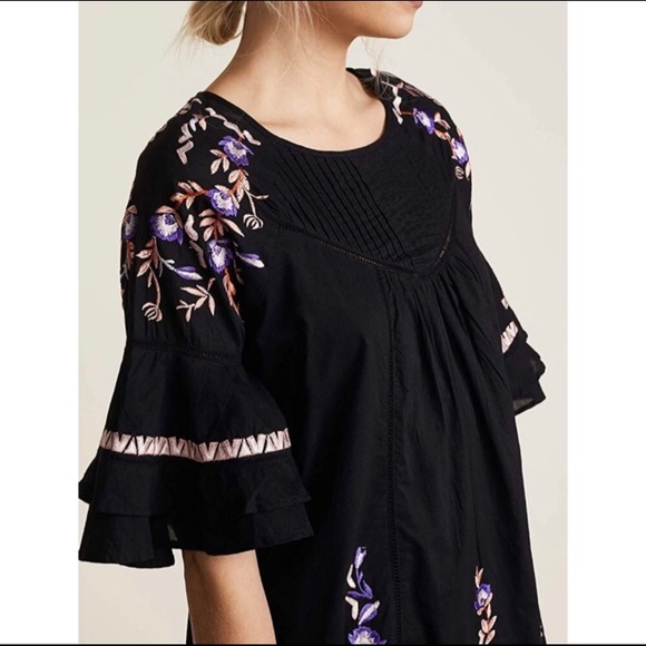 Free People Pavlo Embroidered Dress - S - Picture 4 of 14